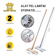 Bright Crown Alat Pel Lantai Praktris Mop Magic  Bentuk Light X-Shape Mop/Alat Pel Magic Tanpa Peras