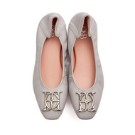 O&B รองเท้าหนังแกะ รุ่น AUDREY CREST IN GREY SCALE-11087SS16698F_F5GYXX