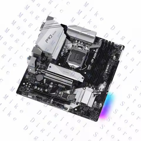 UU FOR ASRock B460M Pro4 LGA1200 mATX Motherboard Intel B460 Chipset DDR4 HDMI USB 3.2