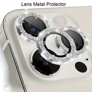 3 miếng phim bảo vệ ống kính máy ảnh tương thích với LPhone 16, 15, 14.13, 12, 11, ốp lưng kim loại