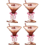 EASUTE 4PCS Espresso Martini Balloons for A Tini Bit Older Birthday Party Decorations Espresso Marti