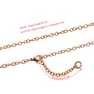 555jewelry สร้อยคอแฟชั่น สแตนเลส สตีล สายโซ่ สไตล์มินิมอล ใส่ได้ทั้งชาย และ หญิง รุ่น ARZ-GSC-006 [C