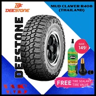 235/75R15 DEESTONE MUD CLAWER R408 TUBELESS TIRE FOR CARS WITH FREE TIRE SEALANT &amp; TIRE VALVE