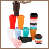 24 Pcs Reusable Coffee Cups with Lids 16oz To Go Coffee Cups Plastic Coffee Mugs for Hot and Cold Be