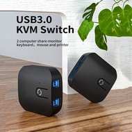 USB 3.0 HD KVM Switch 1080P Capture Box 2.0 USB KVM Splitter for Sharing Monitor Printer Keyboard Mouse