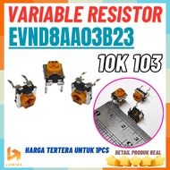 Trimpot 10K 103 VR Variable Resistor Yellow Trimpot 10 Kilo Ohm EVND8AA03B22
