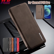 P40 Pro Leather Cover for Huawei P20 Lite P30 Nova 3E 4E 7i 6 SE P40lite High Quality Business Magnetic Flip Stand PU Leather Case Cover