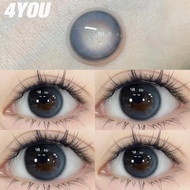 4YOU Contact Lens 2pcspair Natural Contact Lens Blue Contact Lens Can Be Used for One Year 14.2mm