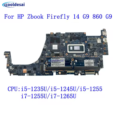For HP Zbook Firefly 14 G9 860 G9 Motherboard 6050A3310001 N09243-601 N09242-001 N09239-601 N20137-6