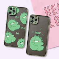 PRINTING HYBRID DINO HI BAE case mi 11 lite redmi 4a 4x 5a 6a 7a 8 8a pro 9 9a 9c note 10 4g 5G note