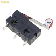 Picbliss New Normally Open Roller Lever Arm Close Limit Switch Micro KW12-3