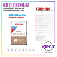 Toshiba N300 & N300 PRO 3.5" SATA Internal 7200rpm NAS System Hard Drive(4TB,6TB,8TB,10TB,12TB,14TB,