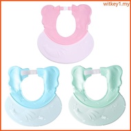 WIT Kids Toddler Infant Shower Cap for Hair Washing Shampoo Shield for Eyes Ears Face Adjustable Baby Bath Visor Water G