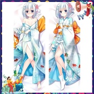 60x180cm Nhật Bản Anime Hẹn Hò A LIVE Tokisaki Kurumi Dakimakura Otaku Nam Dựa Trên Gối Peachskin To