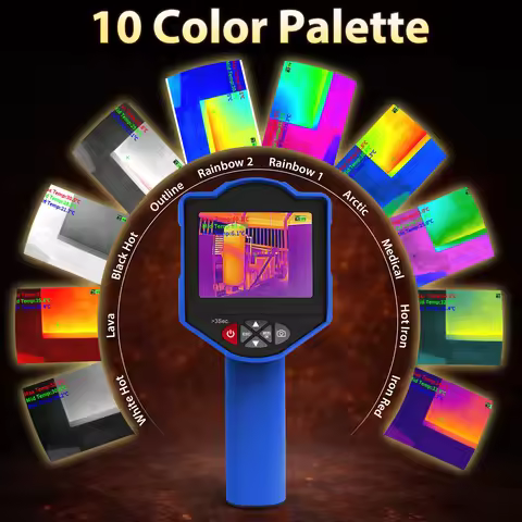 HOLDPEAK 950L Gun Thermal Imager 256x192 25Hz -20~550℃ 3.5" Screen WiFi APP 8GB Professional Thermog