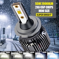 Carshark Turbo H7 Led Headlight 20000Lm H1 H4 H8 H9 H11 Lamps Hb3 Hb4 Hir2 Car Bulbs 4300K 6000K 800