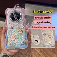Honor X9C X9D 5G Casing Cute Frog Rabbit Cartoon Cinnamoroll Melody Duffy Bear Clear Shockproof Case