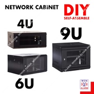 Glass door network router enclosure/Wall Hanging Network Cabinet/ Network Switch cabinet Server Rack