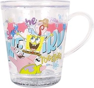 Tees Factory SB-5526692TO Sponge Bob Water Cup Together H4.1 x φ3.4 inches (105 x 87 mm)