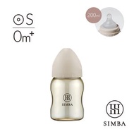 小獅王辛巴 - 蘊蜜鉑金PPSU(寬口)防脹氣奶瓶200ml(杏茶)(初生)