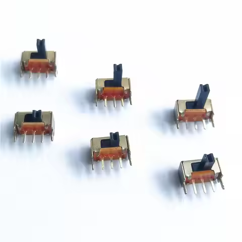 20pcs/lot 6 Sizes SK12D07 Toggle Switchs 3Pin PCB 2 Position 1P2T SPDT Miniature Slide Side Knob SK1
