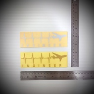 Cutting Sticker ENGINEER