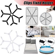 12 Clips Adjustable Elastic Fitted Sheet Straps Crisscross Bed Sheet Fasteners Mattress Cover Anti-slip Clips