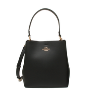 กระเป๋าสะพาย  Coach 91122 Town Bucket Bag In Polished Pebble Leather Womens Crossbody Bag - Black