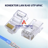 RJ45 UTP 8P8C LAN Connector Head Internet CAT Connector RJ45 Connector