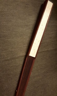 大空白男士扇（有金色紋彩）