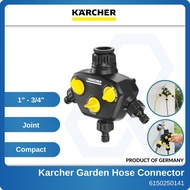 Three Way Distributor G1-G3/4in Tap Adaptor Karcher Garden Hose Connector 2.645-200.0