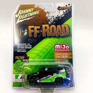 ((Xiaojia Garage) 1/64 JOHNNY LIGHTNING Hummer H1 Wagon FF ROAD Green