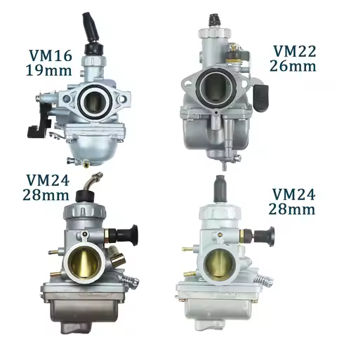 Motorcycle Carburetor 19mm 26mm 28mm For Mikuni VM16 VM22 VM24 VM26 Honda Yamaha 70cc-160cc 125cc 15