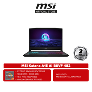 MSI Katana A15 AI B8VF-482 15.6'' FHD Gaming Laptop ( Ryzen 7 8845HS, 16GB, 512GB SSD, RTX 4060 8GB,