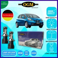 Bohlam Lampu HID OGM Mobil Honda Jazz 2008-ON 1 Set - Super Terang