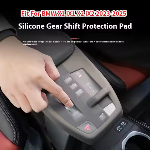 Fit For BMW X1 iX1 X2 iX2 2023 2024 2025 Gear Shift Panel Silicone Dustproof Protective Cover