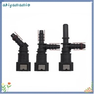 AKIYAMAMIO Hose Coupler, PA12 Plastic 45°  Line Hose, 7.89 ID6 Bundy Tee Pipe Coupler