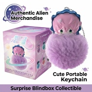 Alien Stage Free Stage Series Blind Box Pom Pom Keychain, Anime ALNST Mystery Plush Fluffy Bag Charm