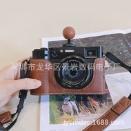 Suitable for Fuji X100VI Camera Base Protective Leather Case Sixth Generation Half Cover Removable B