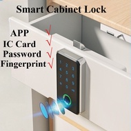 APP Smart Electronic Cabinet Lock Fingerprint Drawer Lock Intelligent IC Card Password Electronic Lo