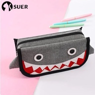 SUERHD Pencil , Large Capacity Korean Version Shark Pencil Bags, Durable  Cloth  Cloth Pencil Cases for Boys