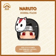Anime Naruto - UCHIHA ITACHI Vinyl Waterproof Matte Peeker Sticker