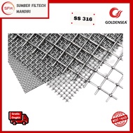Goldensea Wire Mesh Strainer SS316 30, 40, 60 (Width 1m) Stainless Steel