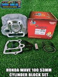 HACHI HONDA WAVE 100 53MM CYLINDER BLOCK SET
