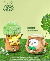 [預購] Pokemon Urban forest 比卡超 木木梟 樹頭公仔