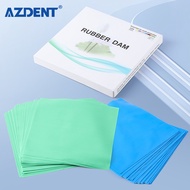 Natural Latex Dental Rubber Dams Thickness 0.18/0.22mm 6"x6" 36pcs Blue/Green Oral Care Materials