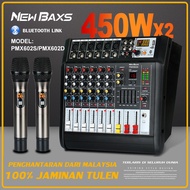 New Baxs PMX602D/PMX602S mixer 450W high power amplifier 2 channel 6 channel audio mixer wireless mi