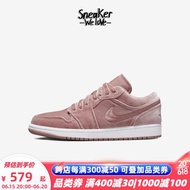 Original  1 AJ1 Pink Velvet Casual Low-top Basketball Shoes&&&-