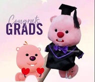🎓現貨 正品💢 Loopy 畢業公仔 20cm 可加 畢業帽  畢業袍  正品公仔‼️  loopy花束 loopy捲髮器 loopy公仔花束  loopy現貨  ZANMANG LOOPY 小海狸露