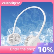 CELEBRITY12 Neck Fan Summer Abanicos Cooling USB Rechargeable Foldable Air Cooler